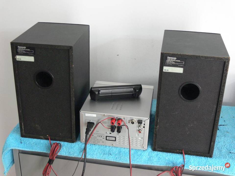 Wieża Panasonic SAPMX5 pil USB mp3 kolumny Jasło