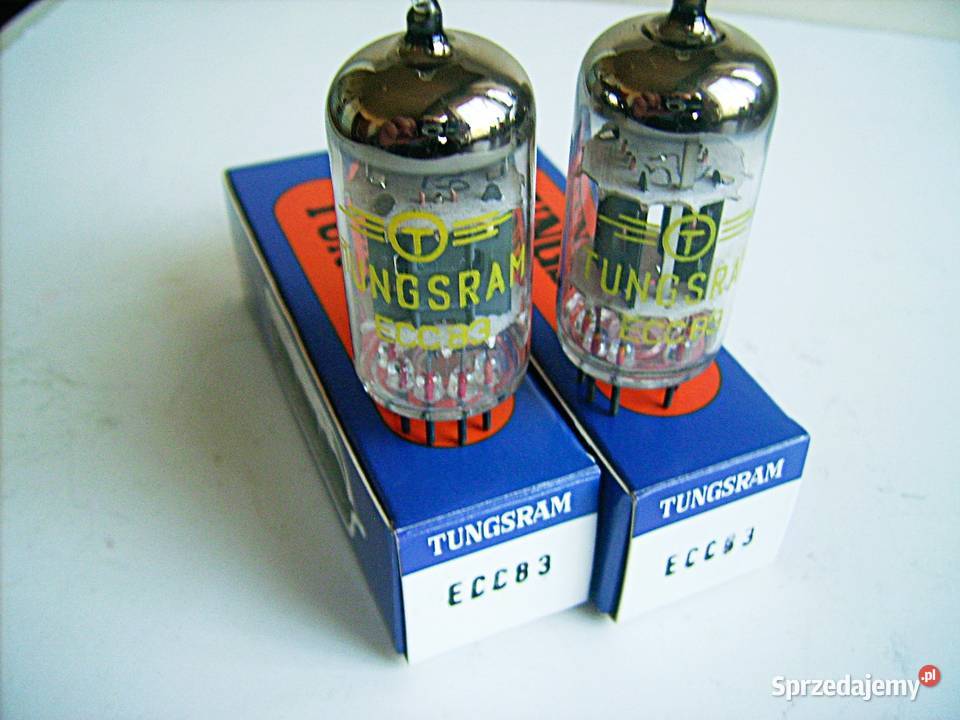 ParaECC83 TUNGSRAM NOS 12AX7 E83CC 1975 Mocne Wzmacniacze i pokrewne Porąbka