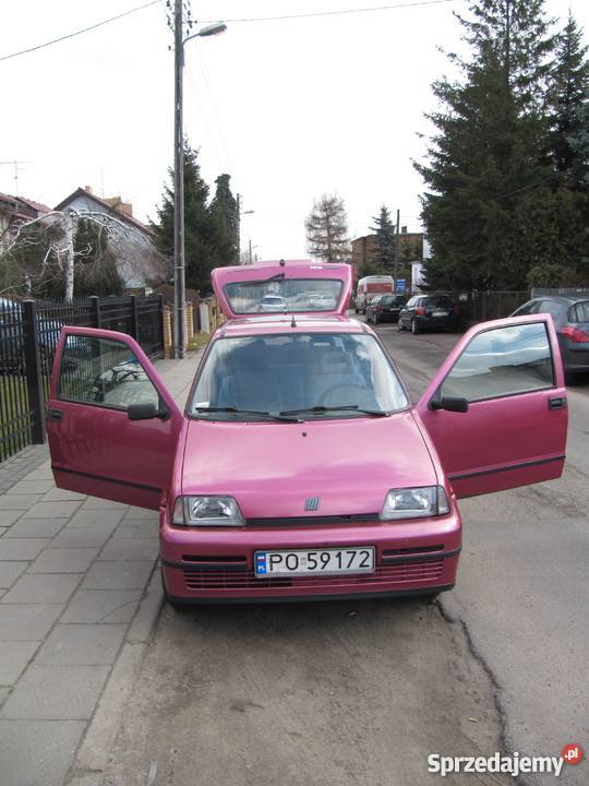 Fiat Cinquecento 900 manualna wielkopolskie Poznań