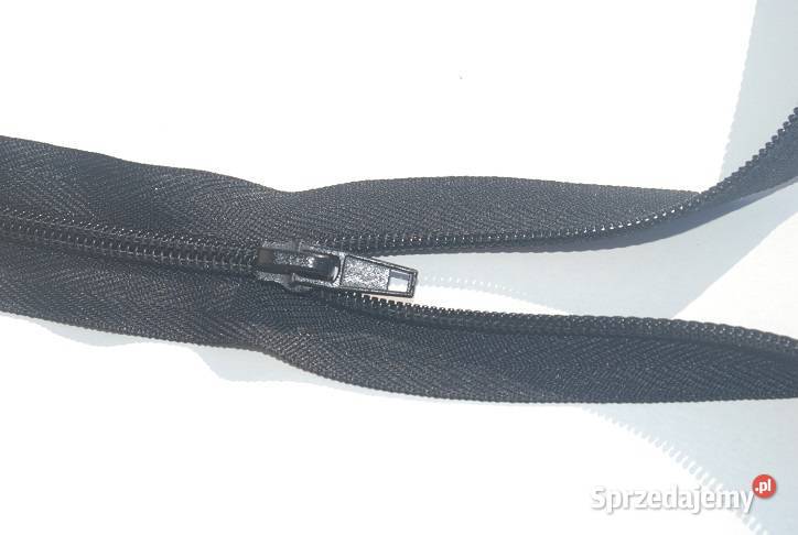 Zamek błyskawiczny 90 z suwakiem taśma czarny Cieszyn
