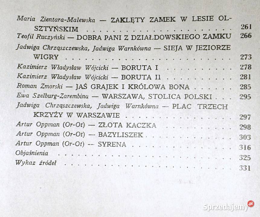 Klechdy domowe Podania i legendy polskie Hanna Chełm sprzedam