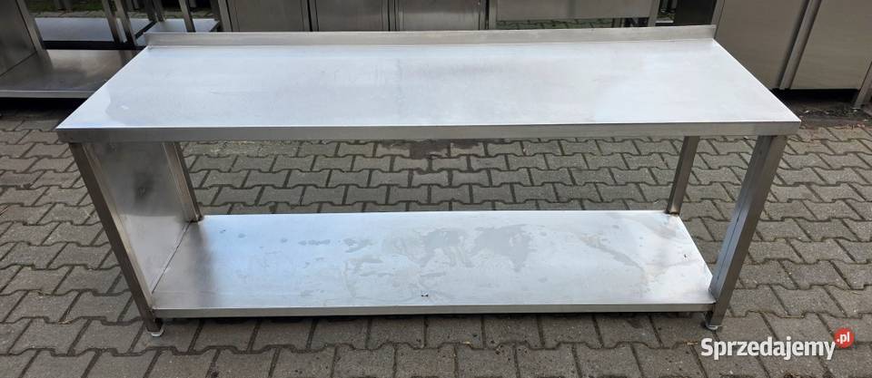 Stół Gastro z Półką 2006085 M1176 N Biznes i Przemysł Nowe Skalmierzyce