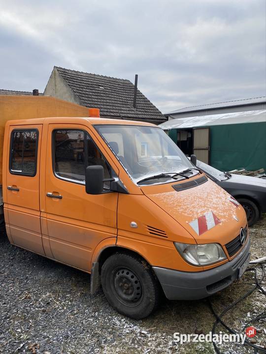 Mercedes sprinter doka 22 cdi zestaw przyczepa manualna
