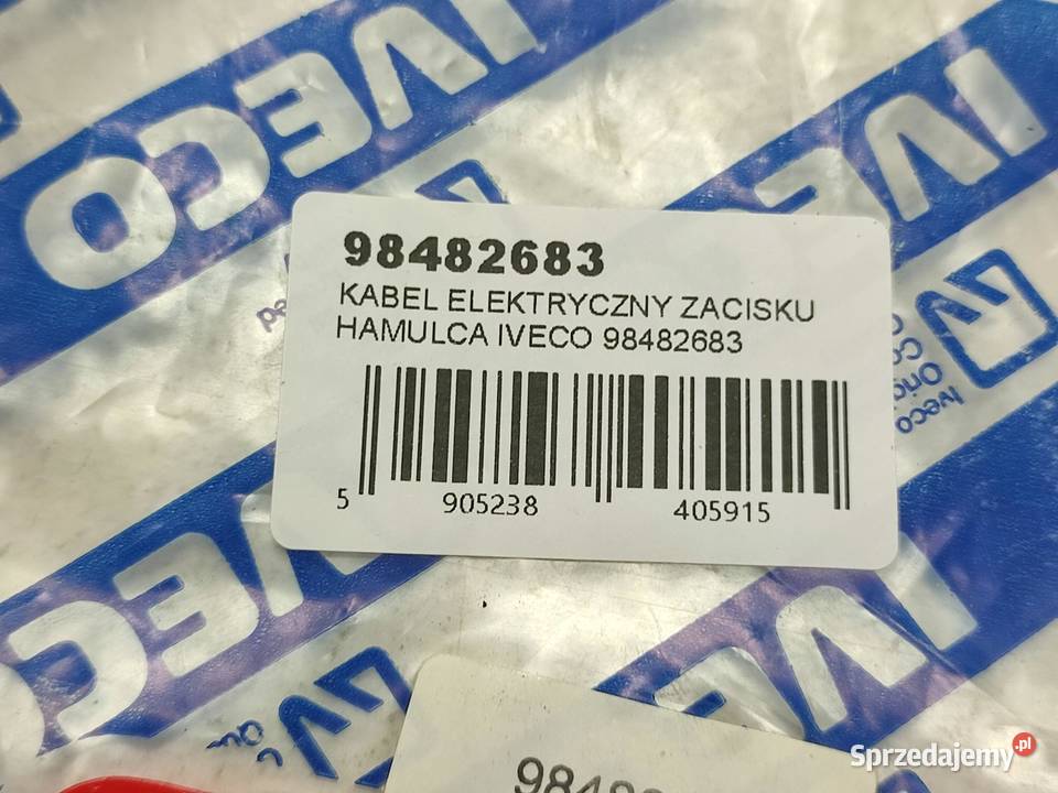 KABEL ELEKTRYCZNY ZACISKU HAMULCA IVECO NOWY Motoryzacja