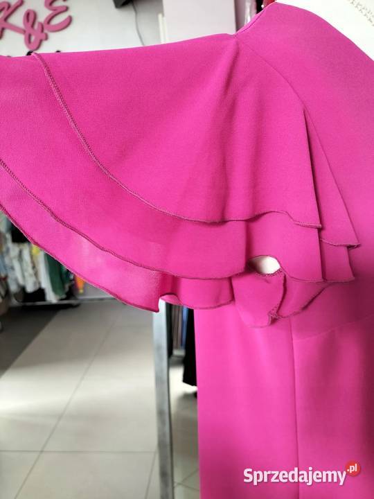 KLASYCZNA BLUZKA Z SZYFONOWYMI RĘKAWAMI ROZMIAR brązowy/beżowy łódzkie Pątnów