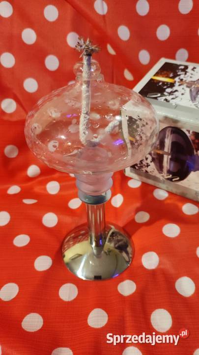 NOWA szklana lampa naftowej szkło Góra lodowa Krotoszyn