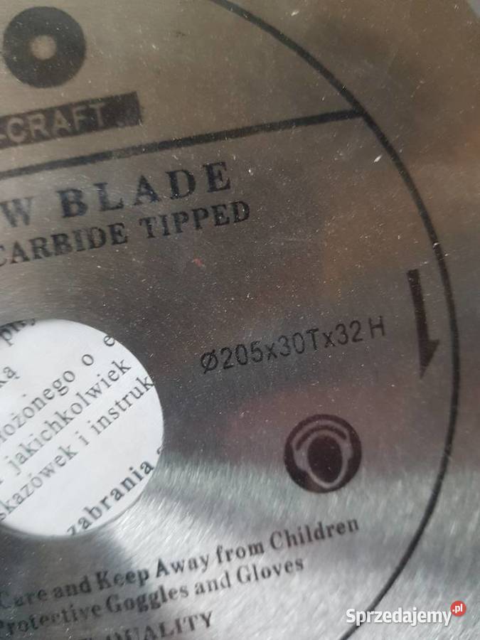 Tarcza widiowa do cięcia drewna Falon 205x32x wielkopolskie Głogowa