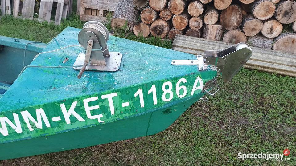 Łódź wędkarska 55 metra na 155 zarejestrowana Kętrzyn