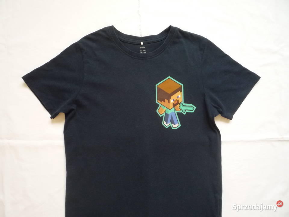 Guppy 146152 Granatowa koszulka Minecraft Dla Dziecka Szczecin sprzedam
