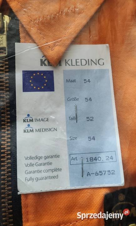Nowy kombinezon roboczy KLM antystatyczny Moda i Styl Pruszków