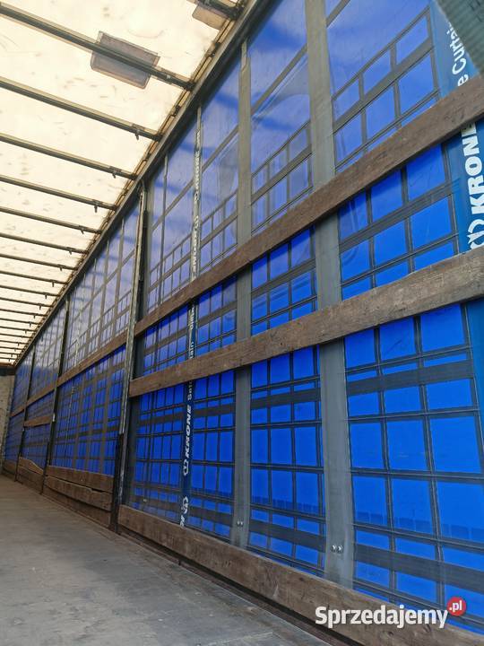 Plandeka firanka naczepa ciężarowa niebieska Schmitz Cargobull Godzisz sprzedam