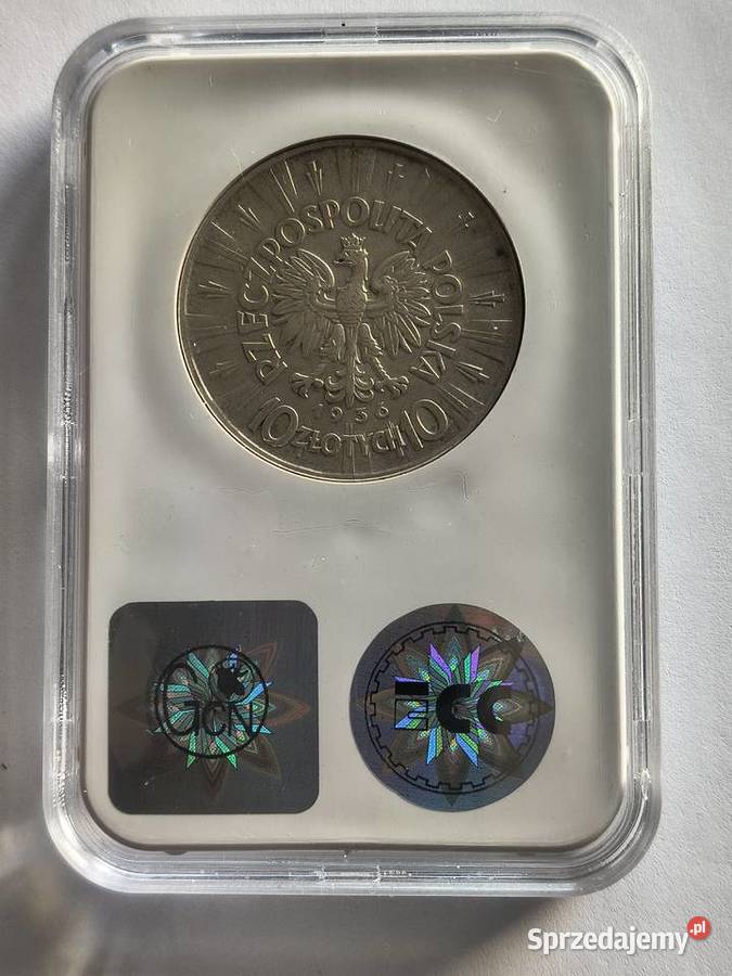 10 1936 Józef Piłsudski grading GNC XF40 Szczecin sprzedam