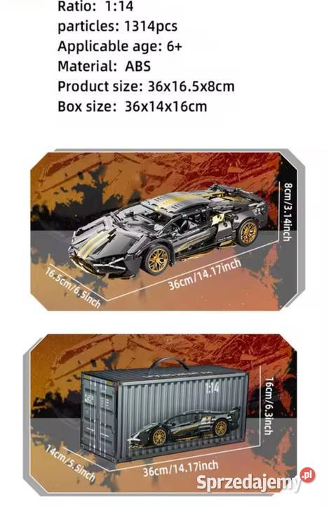 Klocki Technic Lamborghini Sian zestaw sterujący śląskie Częstochowa