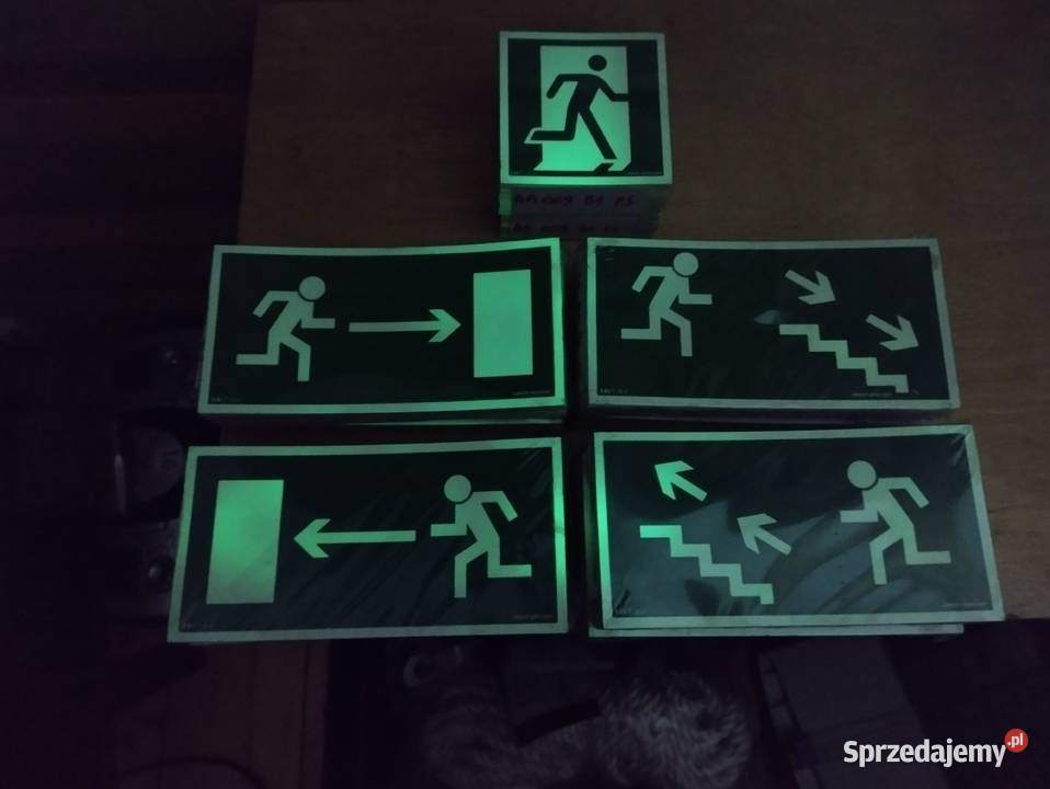 Piktogramy znaki ewakuacyjne tabliczki Nowy Targ