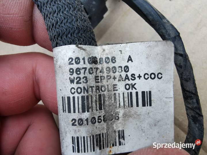 Instalacja wiązka zderzaka tył 508 1 I sedan PDC wielkopolskie Sieraków sprzedam