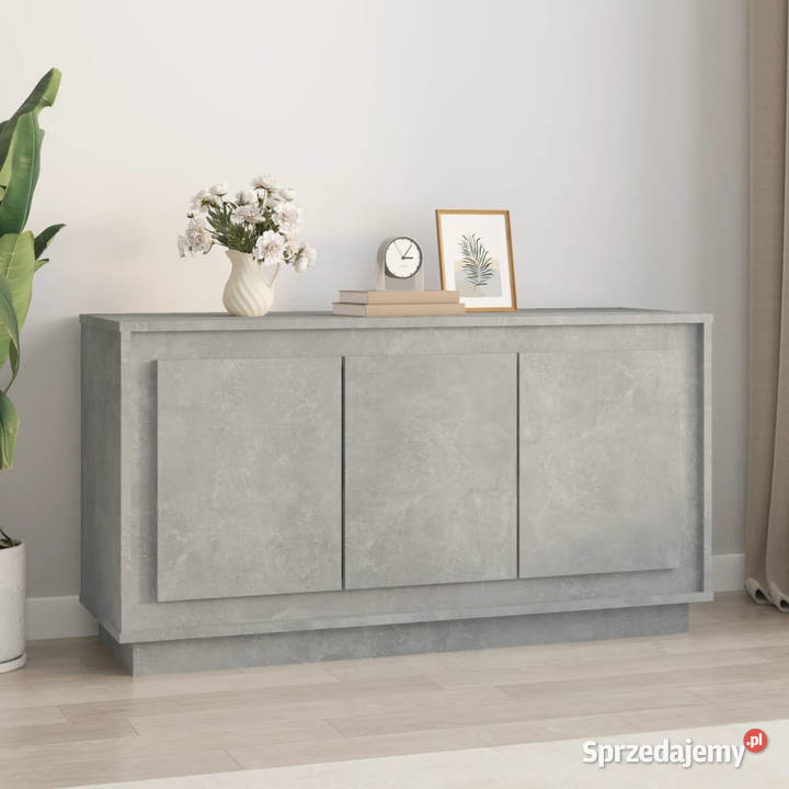 Szafka szarość betonu 102x35x55 materiał Meble sprzedam