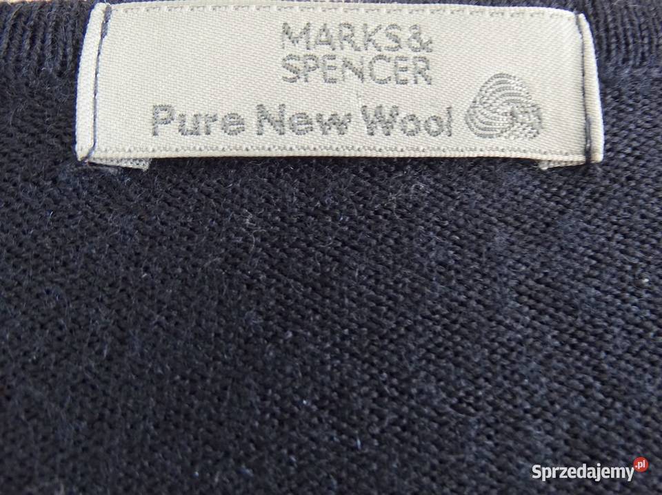 Sweter Wełniany 100 Wełna Dziewicza Pulower Crew Rozmiar 36(S) Łomża