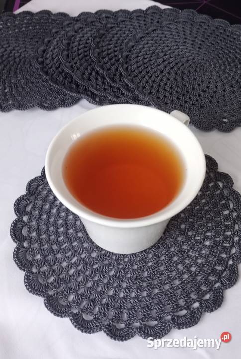 Szydełkowe serwetki łódzkie Drzewica