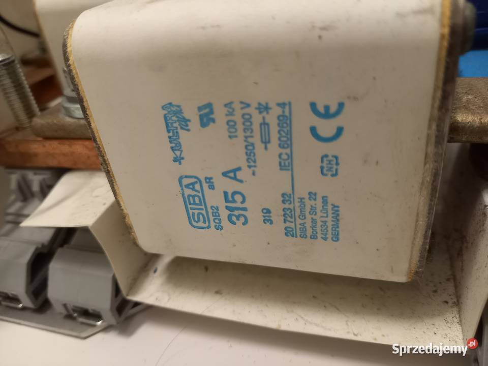 Bezpiecznik przemysłowy Siba 350A Stare Babice