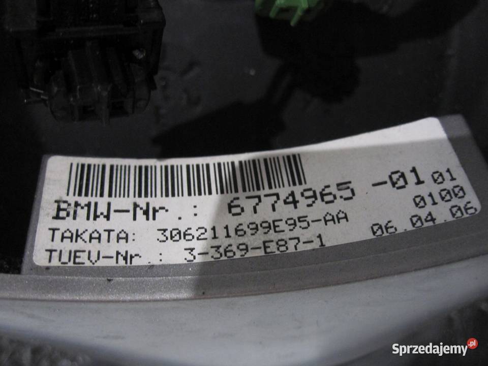 BMW E90 06r kierownica 6774965 3051626 6956560 Kierownice