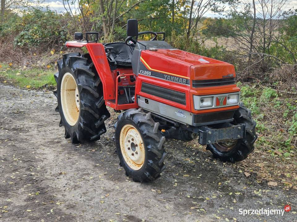 Traktorek traktor YANMAR FX265D 26 44 Wspomaganie kierownicy Yanmar Małuszyn sprzedam