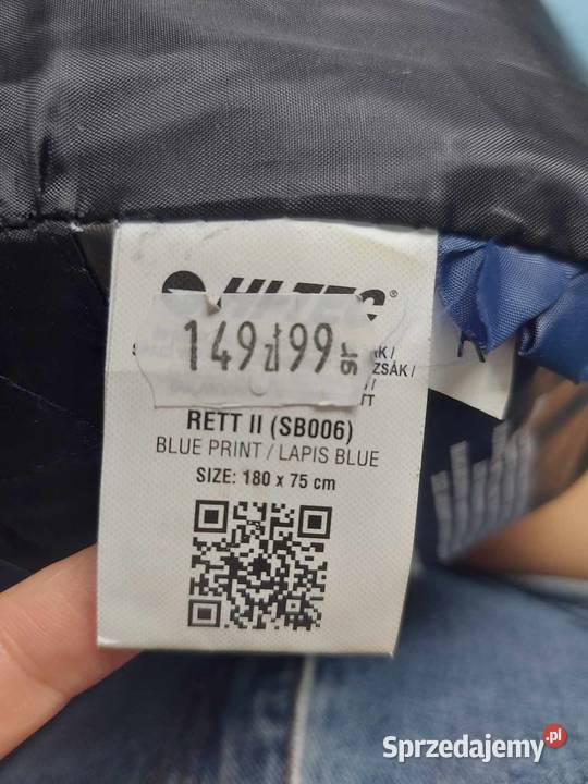 Śpiwór HiTec 18075 Nowy Tanio Materace i śpiwory Skrzeszewo sprzedam