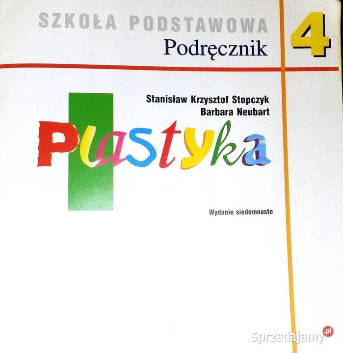 Plastyka Podręcznik kl 4 Stanisław Stopczyk Chełm sprzedam