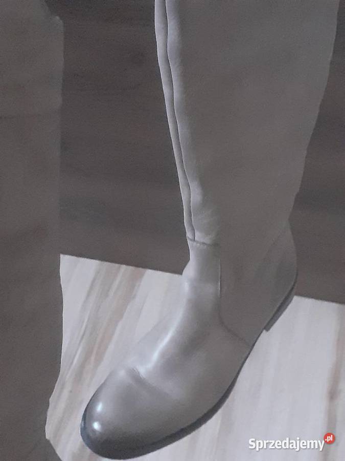 kozaki muszkieterki skóra naturalna 37 Gdańsk