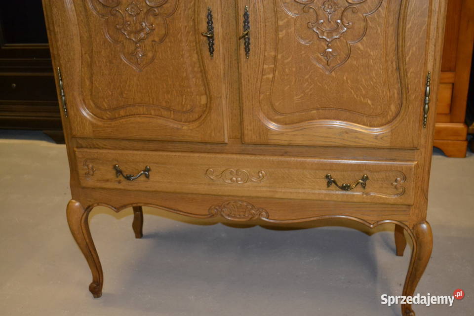 komoda pomocnik stylowy lity dąb