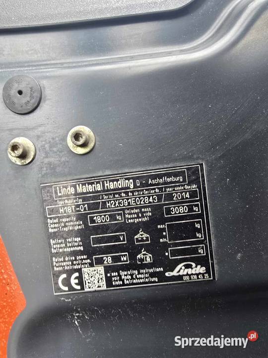 LINDE H18T01 import Niemcy salon Linde Godziesze Małe
