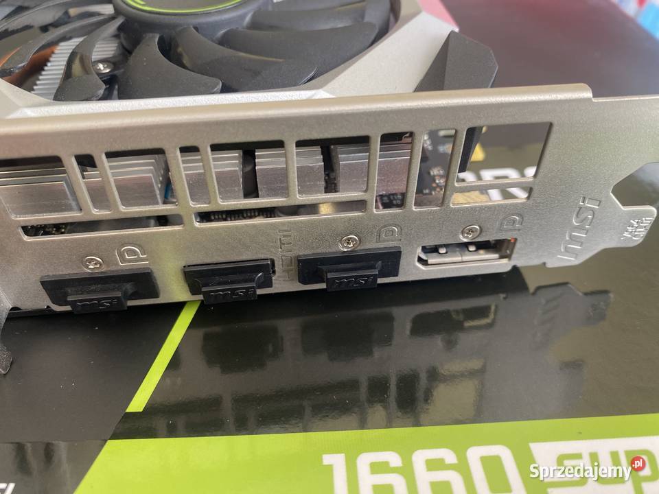 Karta graficzna MSI GEFORCE GTX 1660 Super 6GB aktywne Piekary Śląskie