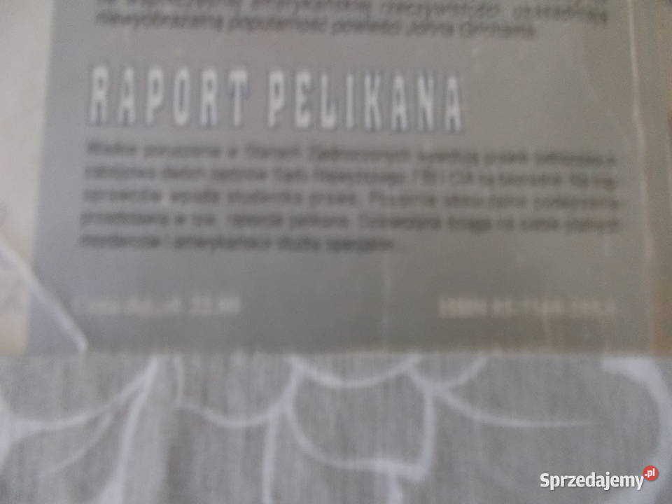 John Grisham Raport pelikana Głubczyce