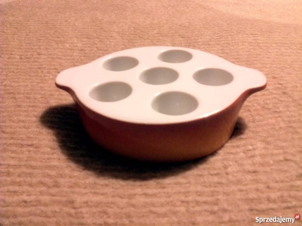 porcelanowy talerz na ślimaki Pozostałe śląskie Dąbrowa Górnicza