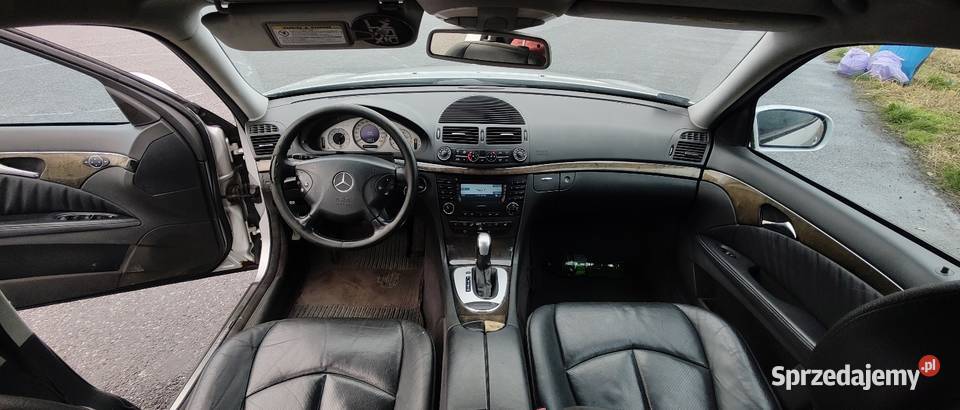 Mercedes E320 CDI R6 hak PDC klima skóra okazja Środa Śląska