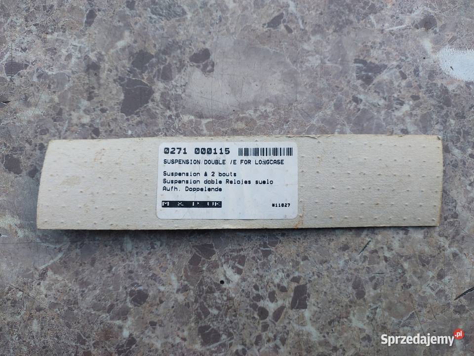 Zawieszka sprężynkowa wahadła starego zegara Tczew