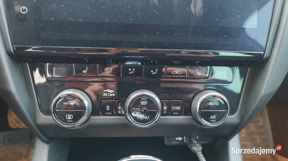 Octavia 3 bogate wyposażenie srebrny Kraków