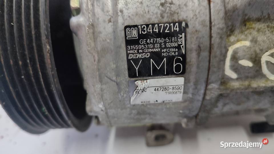 SPRĘŻARKA KOMPRESOR KLIMATYZACJI OPEL CORSA E 13 osobowe Kompresory klimatyzacji Włoszczowa