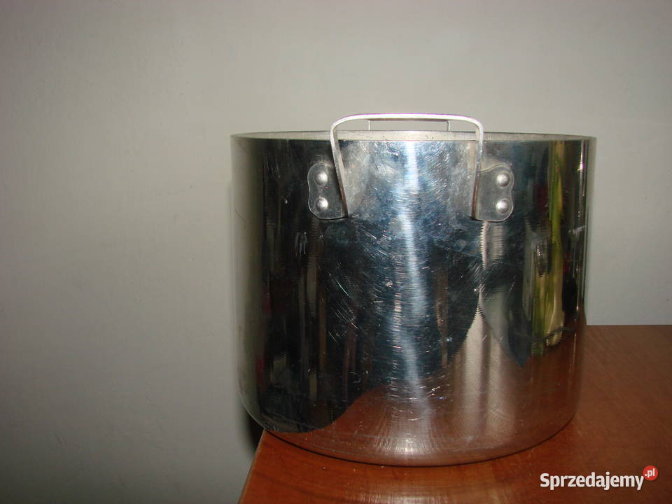 aluminiowy garnek 3l PRL pomorskie Pruszcz Gdański