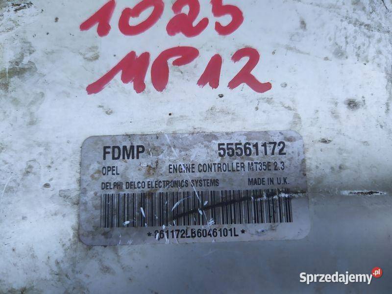 STEROWNIK SILNIKA KOMPUTER OPEL ASTRA H FDMP