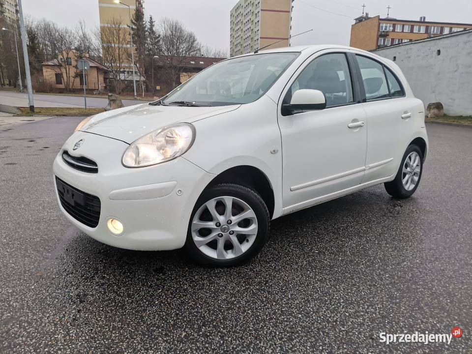 Nissan Micra AUTOMAT biała perła z Niemiec gniazdo USB Tarnów