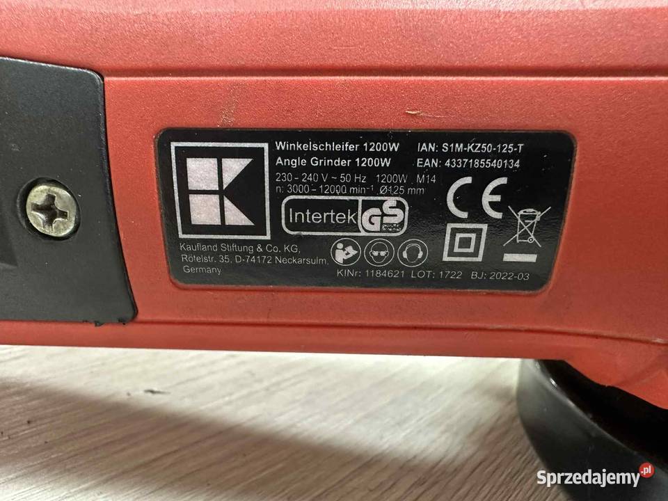 Szlifierka kątowa MyProject Angle Grinder 1200W Elbląg