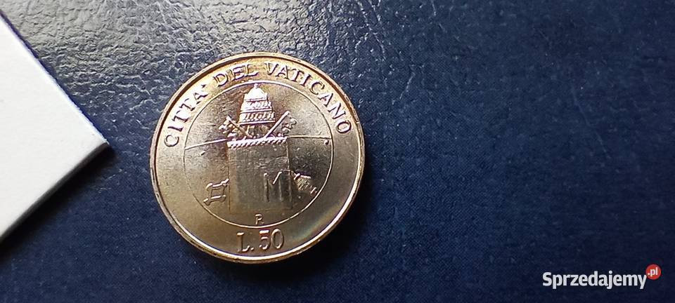 Stare monety 50 lir 2000 Watykan Lesko