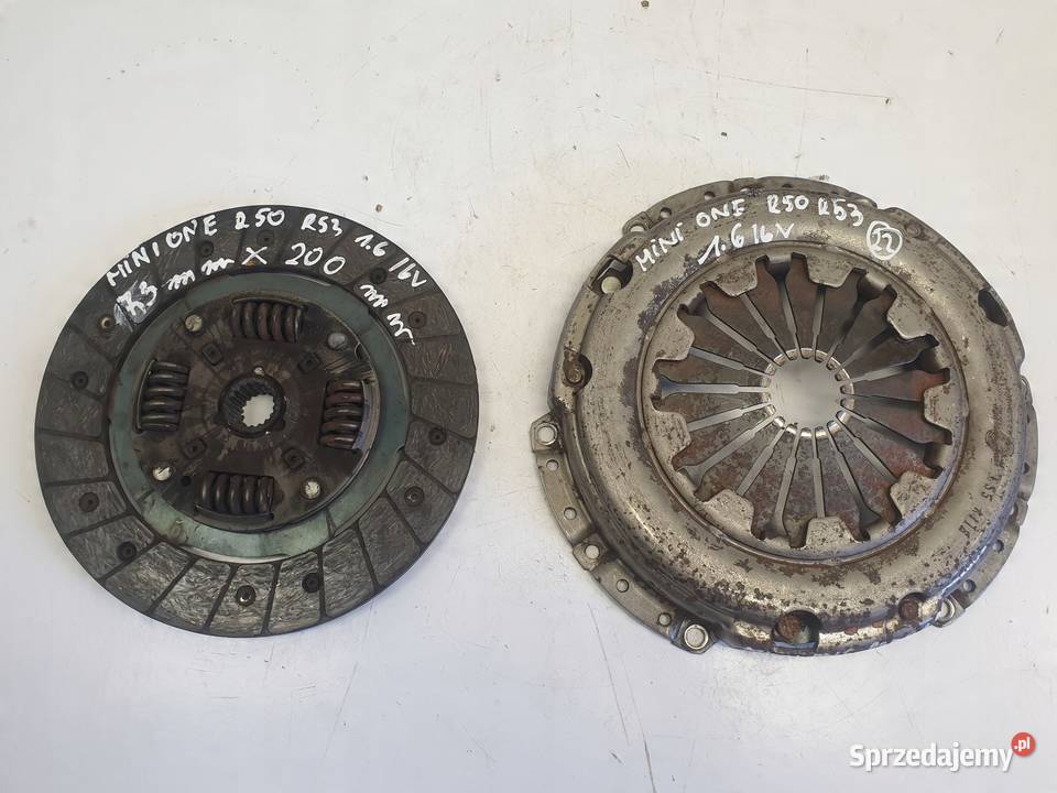 Mini One R50 R53 16 16V DOCISK TARCZA sprzęgło Janów