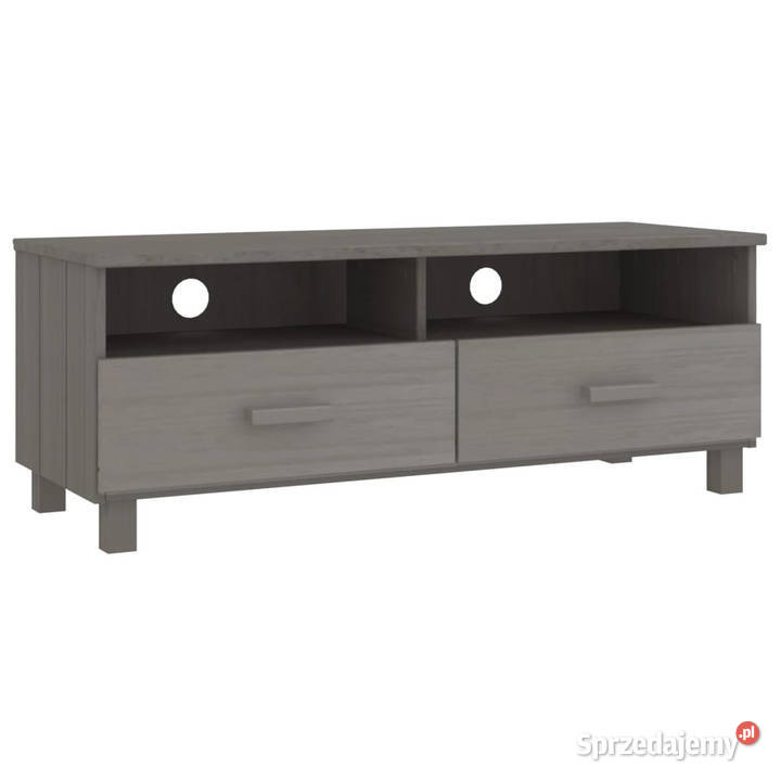 Szafka pod TV HAMAR jasnoszara 106x40x40 drewno Warszawa