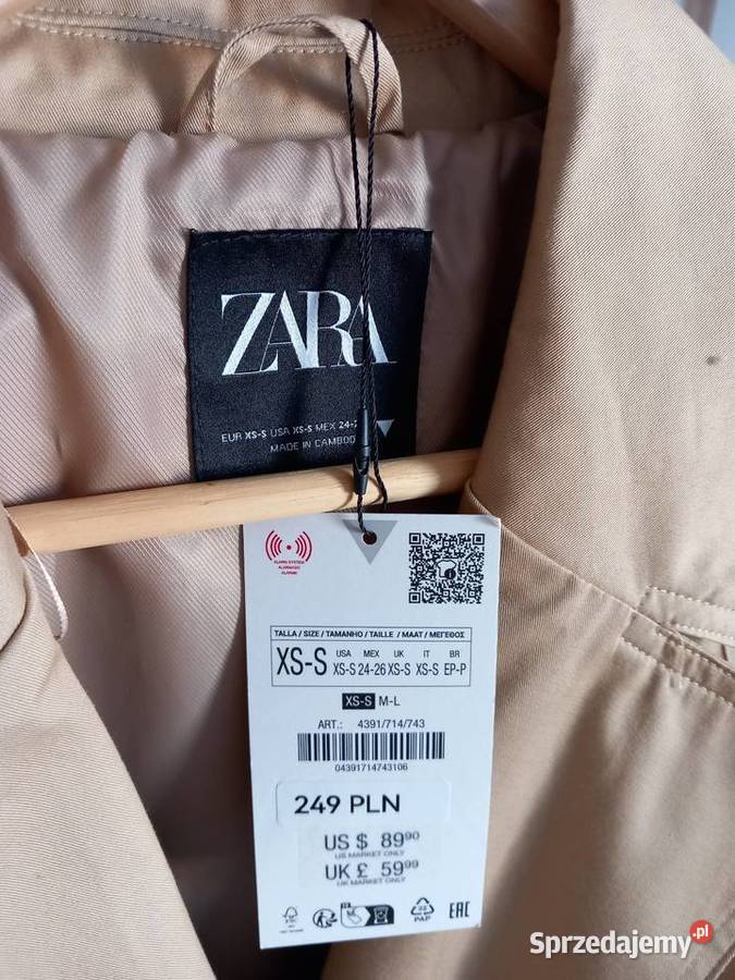 Nowa kurtka Zara uni Tarnów sprzedam