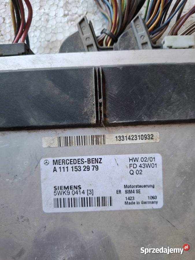 Sterownik Komputer Silnika Mercedes W203 lubelskie Wisznice sprzedam