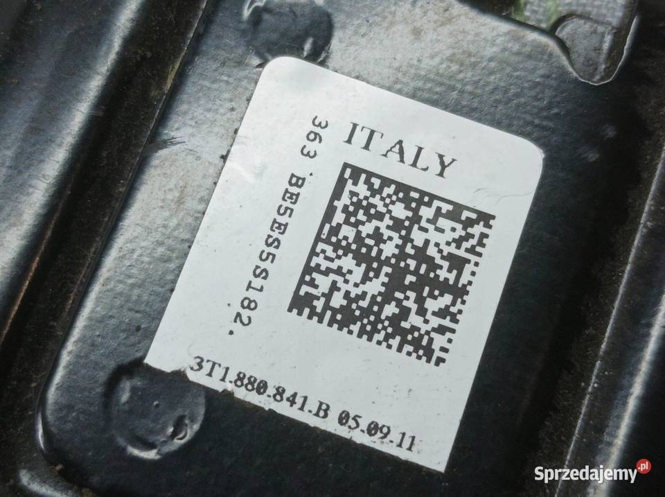 PODUSZKA POWIETRZNA AIRBAG KOLANOWA EU 3T