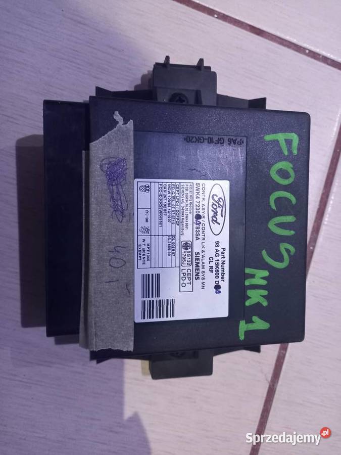 Moduł komfortu Ford Focus MK1 Margonin