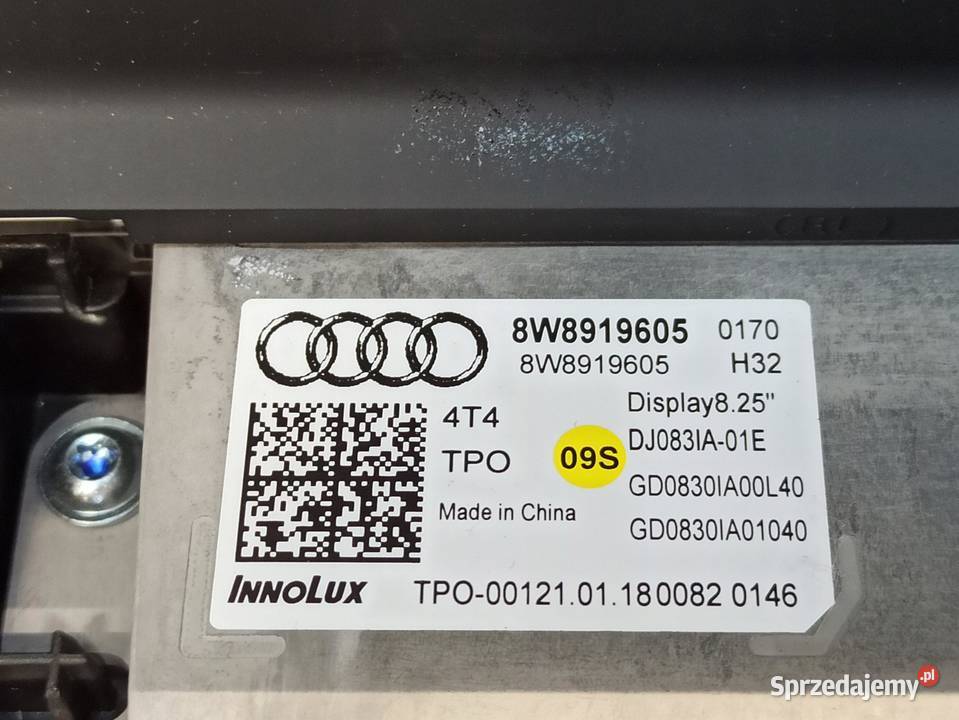 AUDI A5 8W Wyświetlacz ekran nawigacji 8W8919605 dolnośląskie