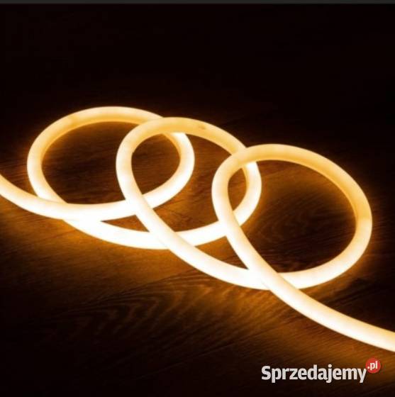 Neon Led Flex 360 ciepła biel 50mb 220V AC IP67 Wólka Kosowska sprzedam